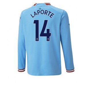 Manchester City Aymeric Laporte #14 Hemmatröja 2022-23 Långärmad